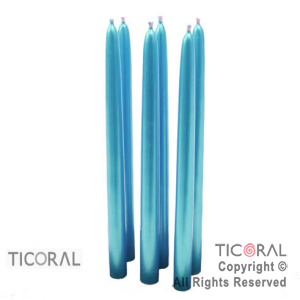 VELA 2267 VELON TURQUESA CUMPLEA�OS x 6